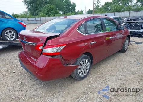 2015 Nissan Sentra Fe+ S/S/Sl/Sr/Sv from USA, damaged, VIN 3N1AB7AP4FY252824